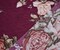 Deep Burgundy-Multi Poly Floral Printed Onion Skin Jersey Knit Fabric By the Yard